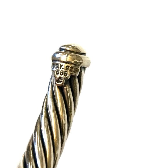 David Yurman Silver and Gold Bracelet - Picture 9 of 14